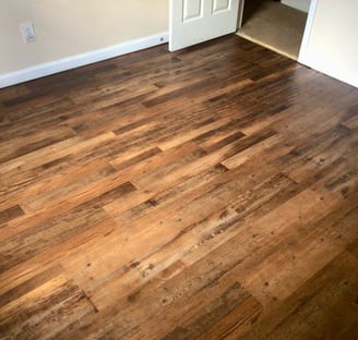 brown wood grain vinyl laminate floor