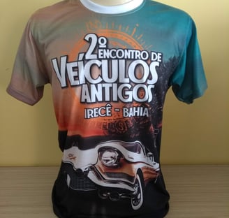 Camisa carros veículos antigos Ventura Camisetas