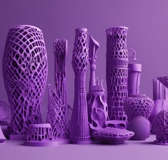 Impresiones 3D en estilo voronoi