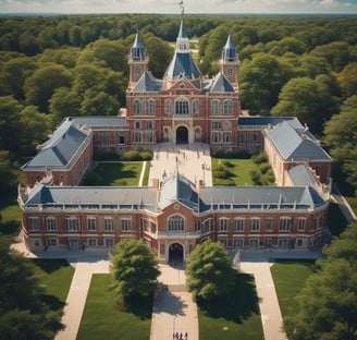 blue and white striped round textile