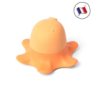 Bath toy - orange octopus
