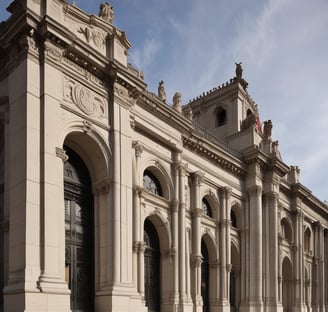 blue and white striped round textile