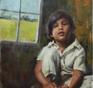 "Khidr" - Oil on linen, 2024