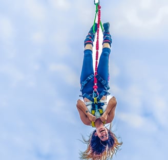 Bungee jumping in Rishikesh 