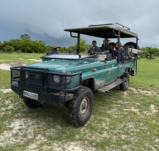 Leon Safaris Vehicle in the okavango Delta