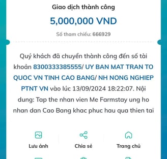 Mế Farmstay thiện nguyện hỗ trợ cho đồng bào miền Bắc