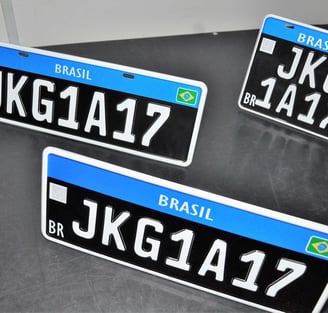 placa preta detran sp