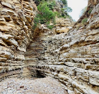 Jacob's canyon in Rhodes Greece