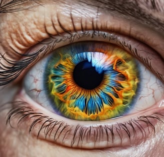 photographie d'iris