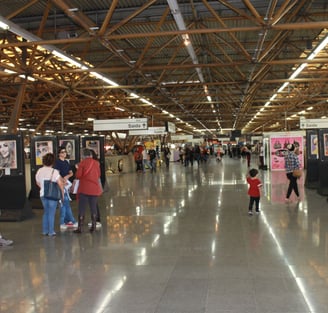 artes plasticas, exposição-juntos-pintando, sergio astral-metro-de-sao-paulo, exposição