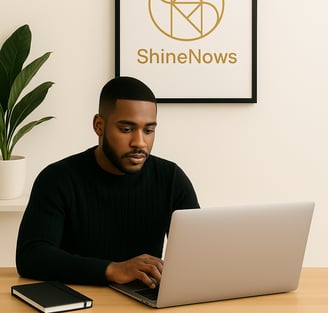 Formulaire de contact ShineNows pour demander un devis de création de site internet professionnel, v