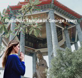 Buddhist Temple in George Town Malaysia