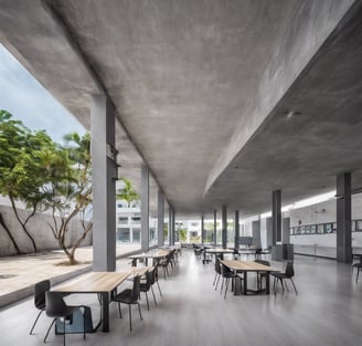 gray concrete wall inside building