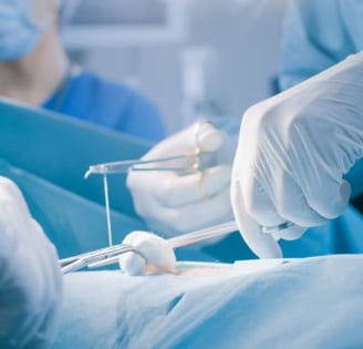operation surgical suture