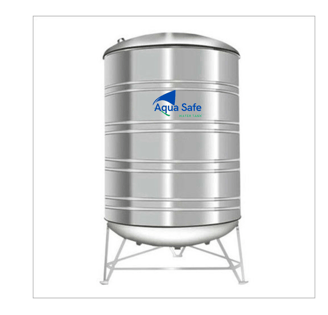 Aqua Safe - an aluminum tank with an amu safe safe water tank