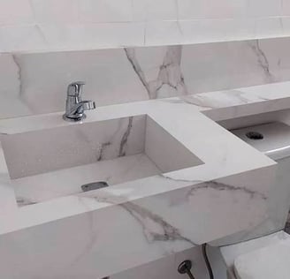 Instalação de Pia de Porcelanato no Leblon Rio de Janeiro 