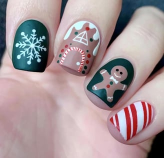 Uñas galletas de gengibre