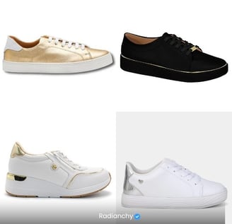TENIS METALIZADOS