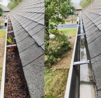 Gutter cleaning service in Charleston SC by Croco Cleaning