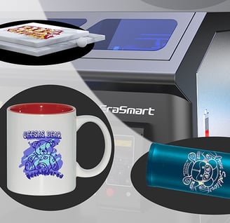 What can UV DTF printer print?