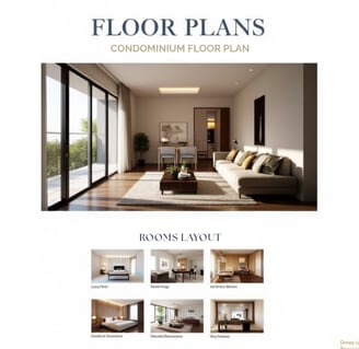 Detailed floor plan layout of Promenade Peak