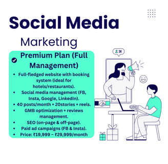 Restaurant and hotel online marketing services with SEO and GMB optimization