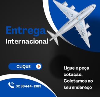 Entrega internacional com a onlog juiz de fora