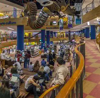 imagem da unidade da Livraria Cultura na Avenida Paulista oferece uma experiência cultural completa