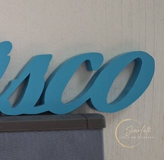 Nome personalizado em recorte de madeira, ideal para festas de batizado e aniversários artesanato em madeira sustentável