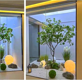 Árbol Artificial, Plantas Altas De Imitación con Grandes Ramas Y Frutas Realistas Árbol De Seda De O