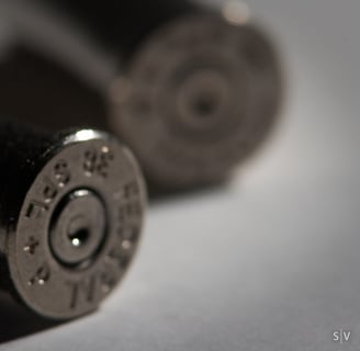 a close up image of +p ammo casings