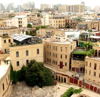 a cityscape of a city with a lot of buildings