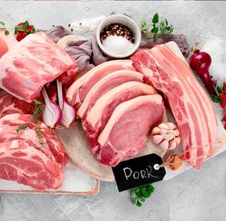 Produits de porc pour chien