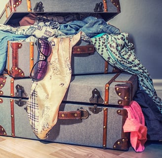 Nous avons tous des bagages dans notre vie qui nous accompagnent, talents,, savoirs, freins, valeurs