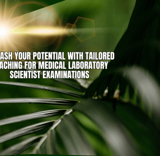 it is about coaching for lab scientist exam.