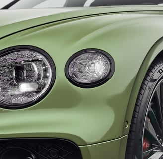bentley crystal headlights