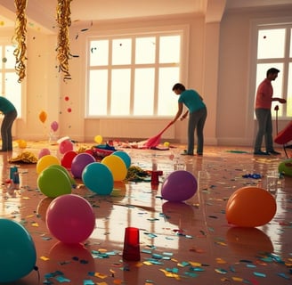 After-party cleaning