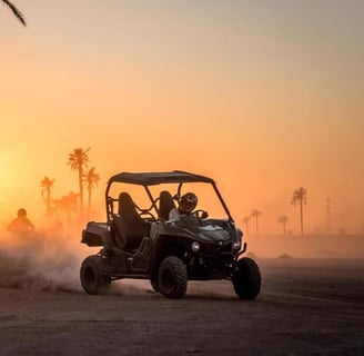 Buggy in the desert Morocco