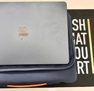 MacBook Air with Sleeve