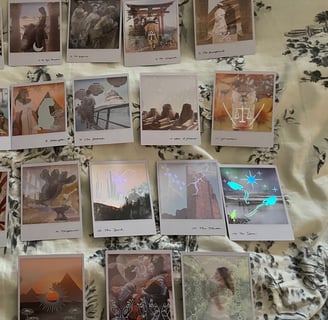 Major Arcana of Wild Lands Tarot by Leah Shoman, Sacred Scribe Publishing, 2024 Picture taken by Me