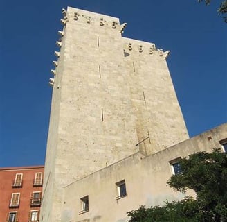 Elephant Tower in the historic centre of Cagliari