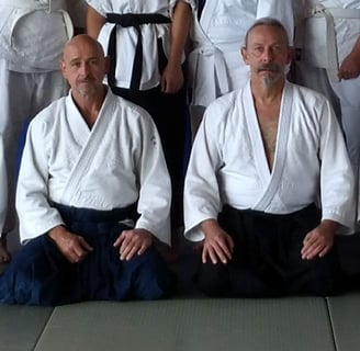Bernd Enders mit Jirka Dell'Oro Friedl Sensei