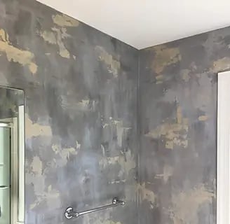 metallic and painted plaster wall finish by marcine in hillsborough nj