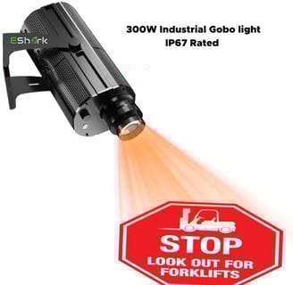 Gobo Projector safety sign