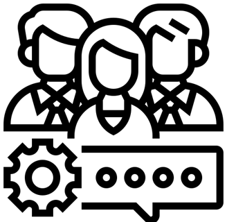 Ícone de bolsa de dinheiro simbolizando orçamento.