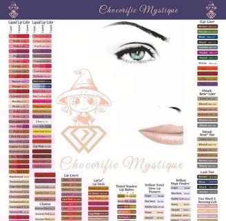 click to download a PDF color sheet