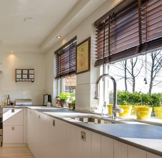 kitchen after a deep cleaning service