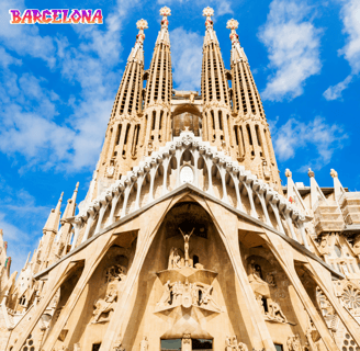 a large cathedral like structure with a clock on the top