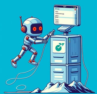a robot with a computer monitor and a computer monitor