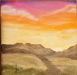Desert Hues (painting) Kylee Nicole